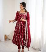Women's Ethnic Anarkali Gown Set