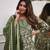 Aaysa Women Floral Printed Cotton Kurta with Trousers & Dupatta