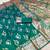 Sea green soft Art silk saree with zari weaving meenakari design