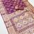 Lavender soft Art silk saree with zari weaving meenakari design