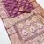 Lavender soft Art silk saree with zari weaving meenakari design