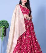 Exquisite Rani Pink Lehenga Choli for Regal Beauty