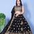 Elegant Black Lehenga Choli for a Timeless Look