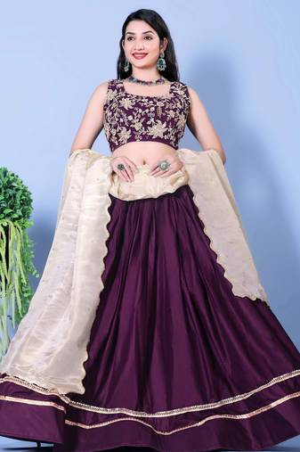 Embroldered & Sequence Lehenga Choli