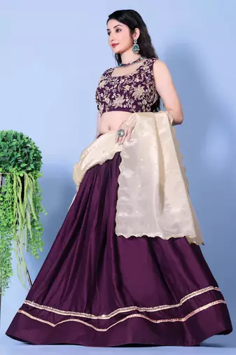 Embroldered & Sequence Lehenga Choli