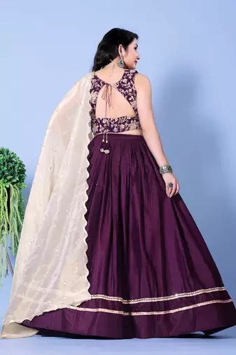 Embroldered & Sequence Lehenga Choli