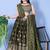 Mehndi Satin Circular Lehenga Choli