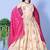 Floral Print Lehenga Choli Set with Dupatta