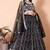 Malai Satin And Sequence Embroidery Work Lehenga Choli & Dupatta Set