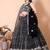 Malai Satin And Sequence Embroidery Work Lehenga Choli & Dupatta Set