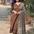 Aaysa Floral Embroidered Notch Neck Pure Cotton Kurta With Trouser & Dupatta