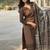 Aaysa Floral Embroidered Notch Neck Pure Cotton Kurta With Trouser & Dupatta