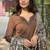 Aaysa Floral Embroidered Notch Neck Pure Cotton Kurta With Trouser & Dupatta