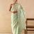 Green plain chanderi saree