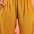 Women's mustard bandhani printed kurta with trousers & dupatta