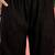 Women's black & white floral printed kurta with trousers & dupatta