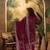 Women's maroon & white floral printed kurta with trousers & dupatta