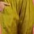 Women's lime green & white bandhani printed kurta with trousers & dupatta