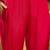 Women's pink & white bandhani printed kurta with trousers & dupatta