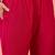 Women's magenta & cream floral printed kurta with trousers & dupatta