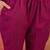 Women's magenta & white floral printed kurta with trousers & dupatta