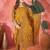 Women's mustard & brown ethnic motifs printed kurta with trousers & dupatta