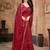 Pink color siroski stone work rimzhim patta saree with  blouse