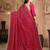 Pink color siroski stone work rimzhim patta saree with  blouse