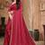 Pink color siroski stone work rimzhim patta saree with  blouse