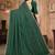 Green color siroski stone work rimzhim patta saree with  blouse