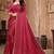 Pink color siroski stone work rimzhim patta saree with  blouse