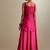 Hot pink plain chanderi sharara
