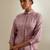 Light-pink plain silk jumpsuit