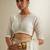 White embroidered chanderi saree