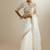 White embroidered chanderi saree