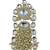 Aarnaa kundan pearl & white beads chandbali earrings wear jewellery for women