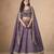 Lavender Designer Sequin Embroidered Organza Lehenga Choli with Dupatta     Party Wear / Wedding Wear