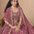 Pink Designer Sequin Embroidered Organza Lehenga Choli with Dupatta     Party Wear / Wedding Wear