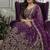Purple Designer Sequin Embroidered Net Lehenga Choli with Dupatta     Party Wear / Wedding Wear
