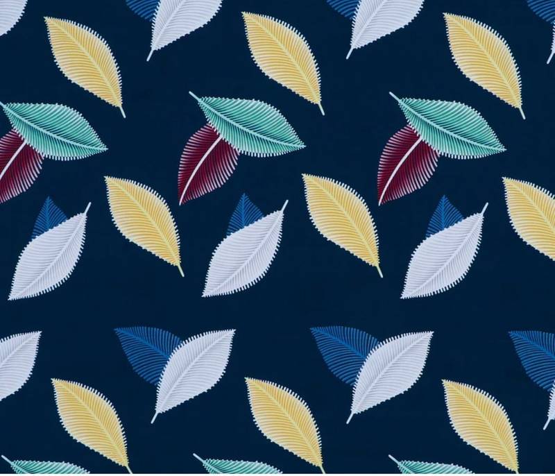 multicolor abstract printed glace cotton elastic fitted bedsheet