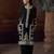 Black heavy chinon free size stitched salwar suit with sequence embroidery work