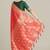 Red color banarasi silk wedding collection saree