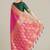 Rani pink color banarasi silk wedding collection saree