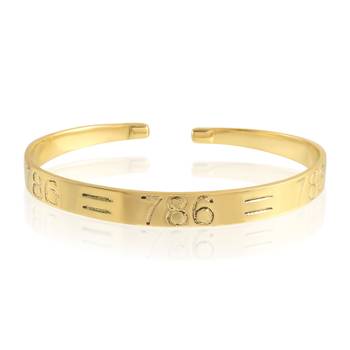 dzine trendz brass silver plated designer kada 2