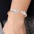 brass rose gold plated silver head kada bangle bracelet for men and women
