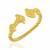brass goldplated satan skull head kada for men and women