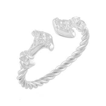 brass anti tarnish silverplated satan skull head kada for men and women 3