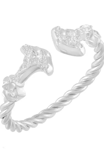 brass anti tarnish silverplated satan skull head kada for men and women