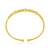 Brass goldplated free size bangle kada cuff bracelet for men and women
