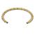 Brass tube design stripe slit open end free size kada men women